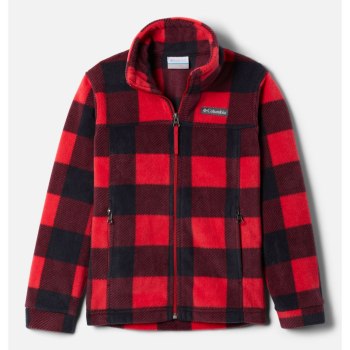 Columbia Jakne Za Dječake - Zing III Printed Fleece Plave Crvene | KTEN-43560
